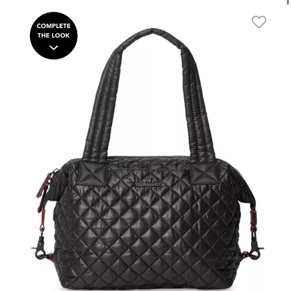 MZ Wallace Deluxe Black Medium Sutton Bag